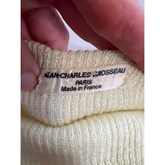 Jean-Charles Brosseau VINTAGE knit cap beanie Vanilla Cream - Picture 9 of 9